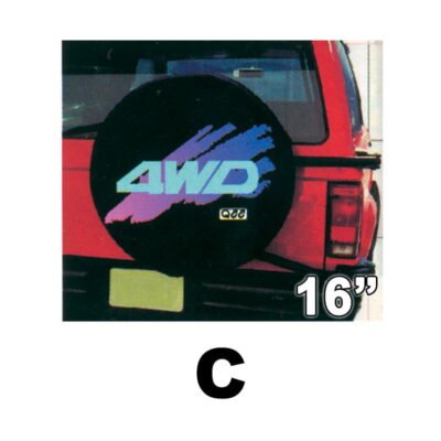 Ρεζέρβας Καλύμματα JEEP 15"- 16" - 16"-C-4WD ΜΠΛΕ