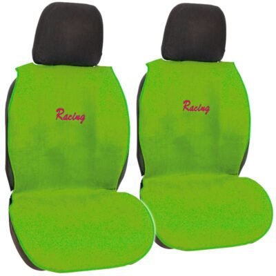 Πλατοκαθίσματα Μπροστινά Σετ Universal (Πετσετέ) RACING FRESH 2 τμχ - ΛΑΧΑΝΙ