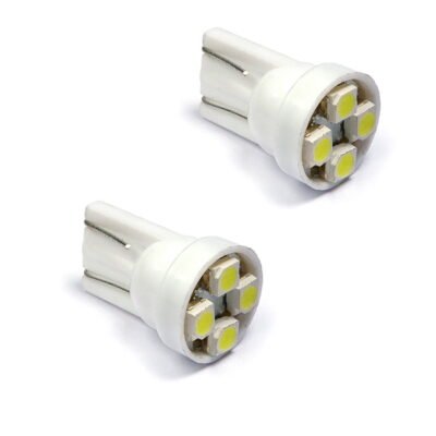 Λάμπες 4 LED T10 wedge 12V 2 τμχ