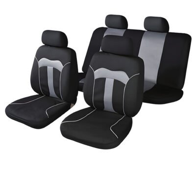 Καλύμματα Σετ Universal με Αποσπώμενο Κεφαλάρι (PolyMesh) THOR 10 τμχ - ΜΑΥΡΟ/ΓΚΡΙ