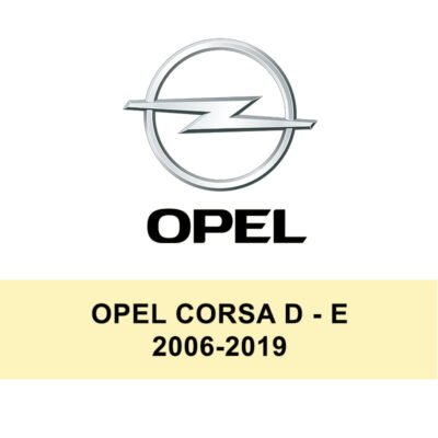 Σκαφάκια Πατάκια Ειδικά Σετ Μαύρα 4 τμχ - O.CORSA D-E 06-19